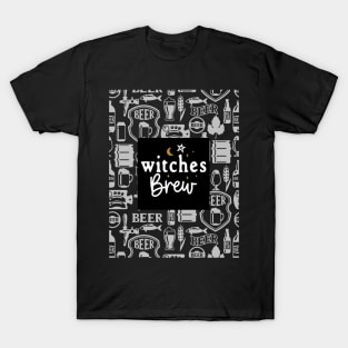 Witches Brew with Beer Bottles T-Shirt